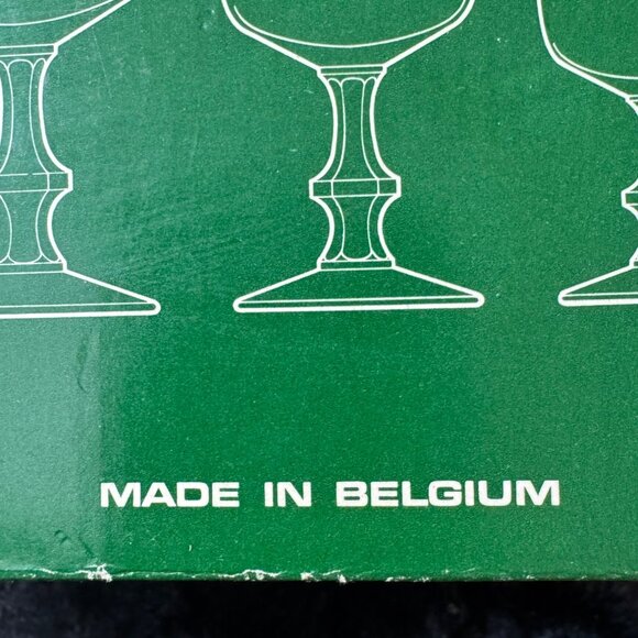 Vintage Durobor Irish Coffee Glasses Set Of 6 Made In Belgium - Picture 9 of 10